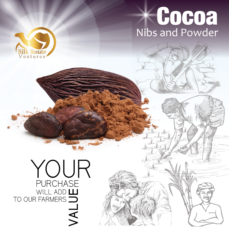 Organic Cacao Cocoa Nibs & Powder Sri Lanka Premium Quality Ekowarehouse